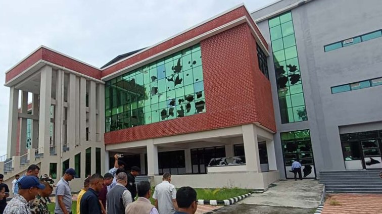 Vandalism Ravages Dhanagadhi's Multi-Million Hall