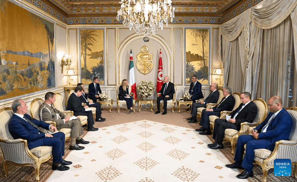 Tunisian president, Italian PM discuss bilateral ties, illegal immigration