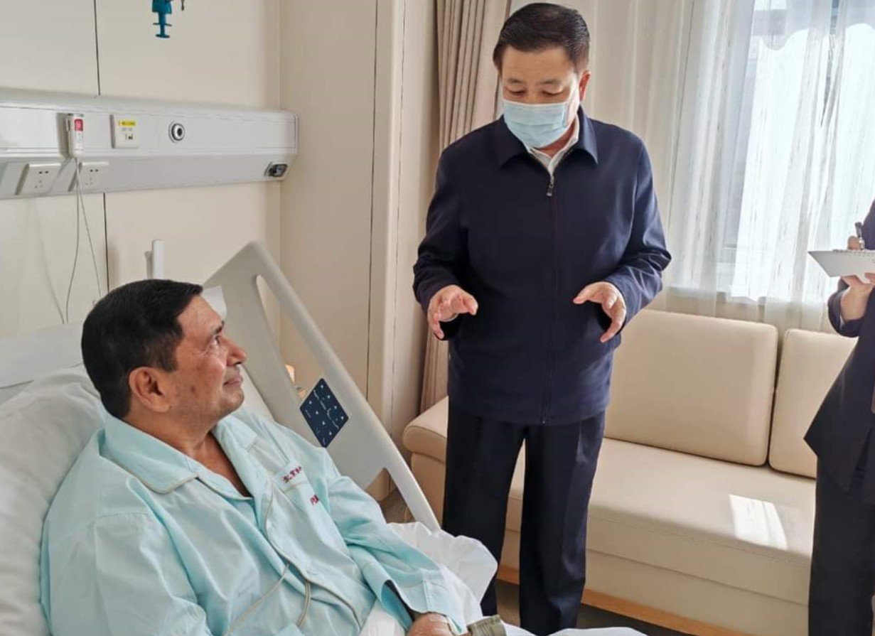 DPM Narayan Kaji Shrestha recuperating