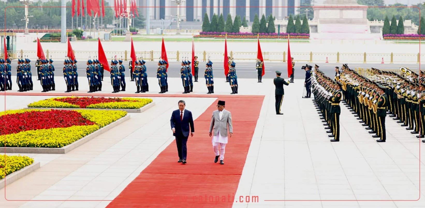 Meeting held between PM Prachanda and Chinese counterpart Li Qiang