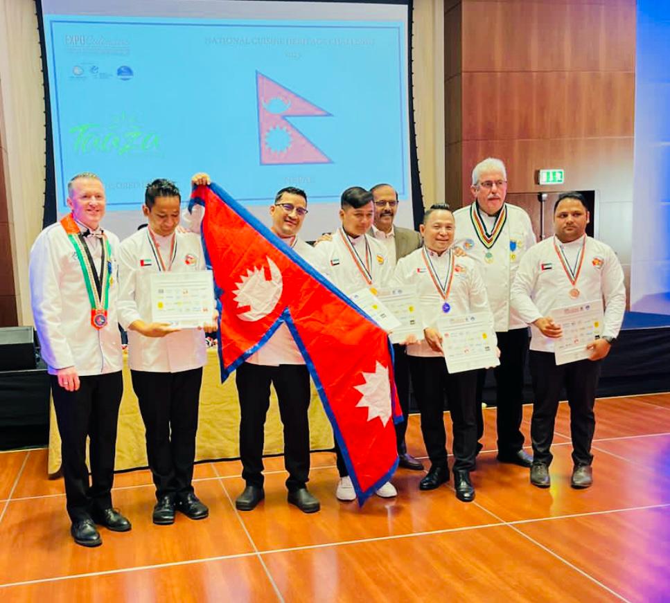 Nepal Clinches Bronze at the 28th Emirates International Salon Culinaire