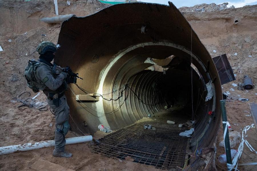 Israeli military confirms flooding Gaza underground tunnels with seawater
