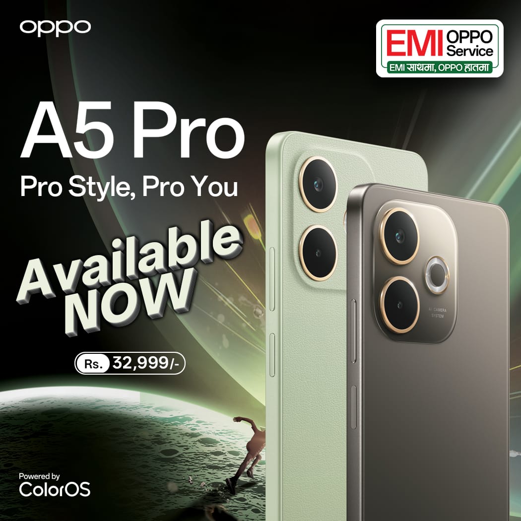 OPPO Launches A5 Pro in Nepal: A Rugged and High-Performance Smartphone for Outdoor and Gaming Enthusiasts