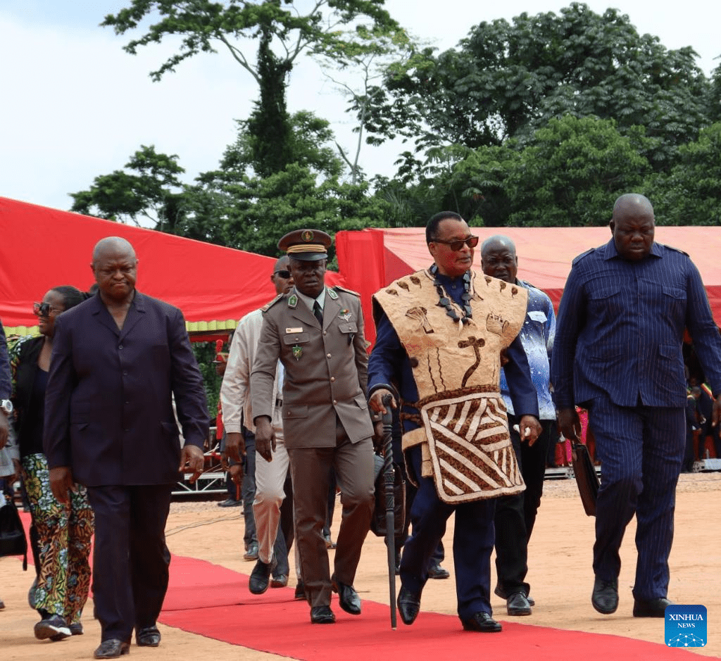 Congolese president opens Chinese-built road project