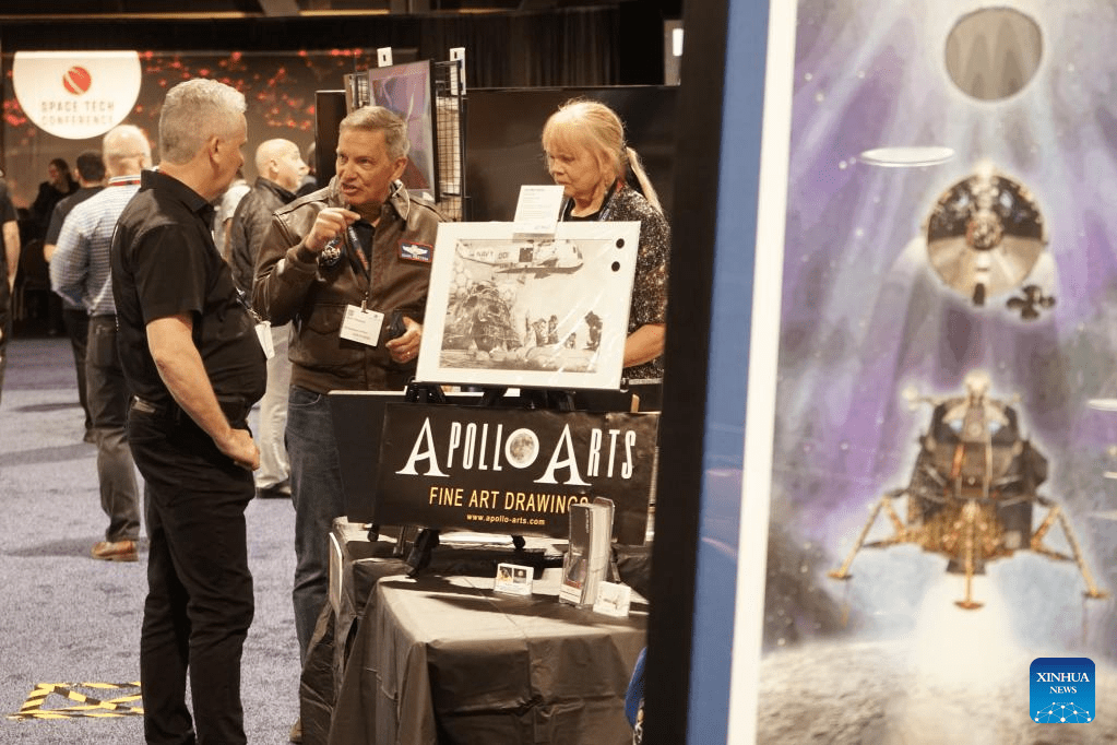 Space tech expo in U.S. California showcases latest innovations