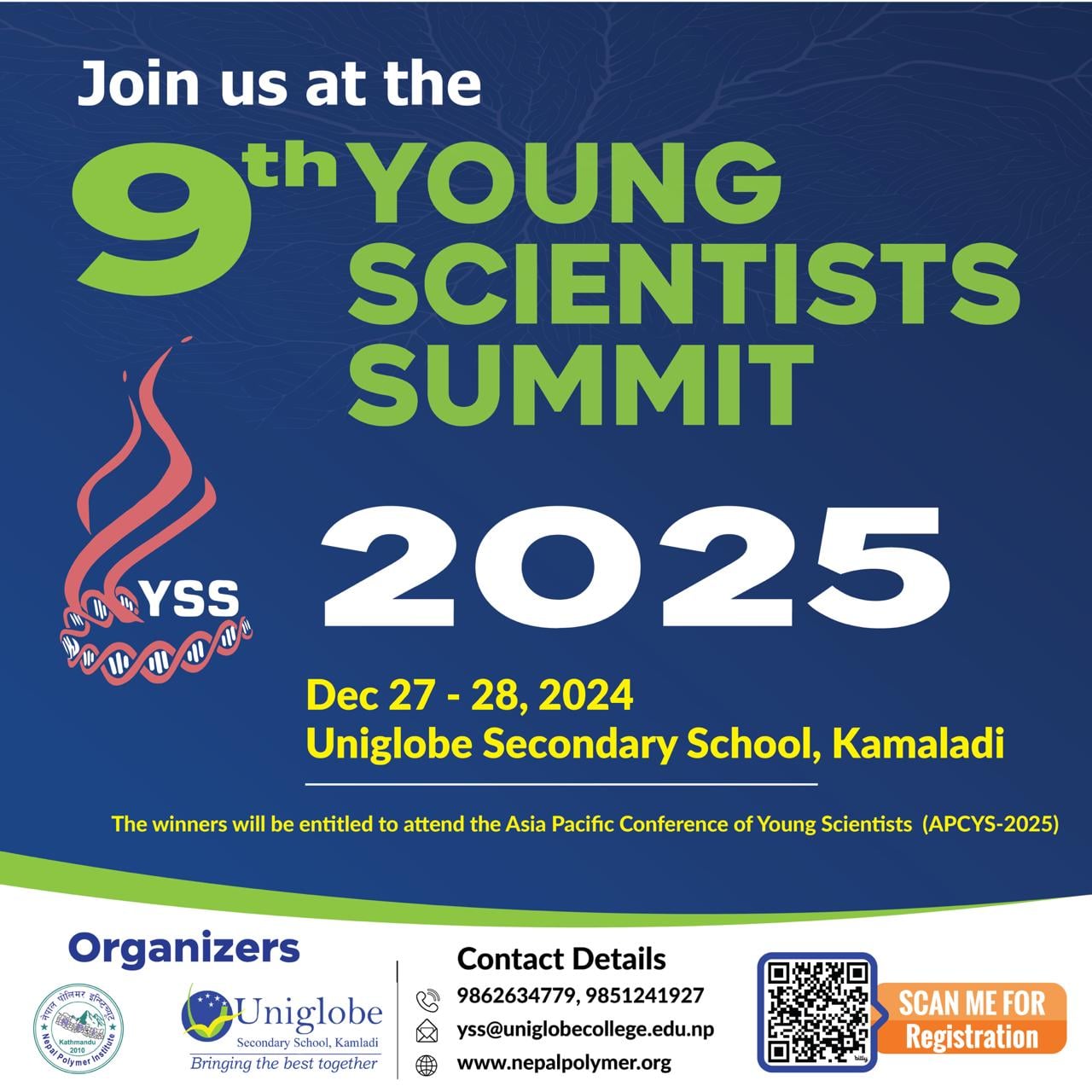 Nepal Polymer Institute and Uniglobe School announce YSS-2025