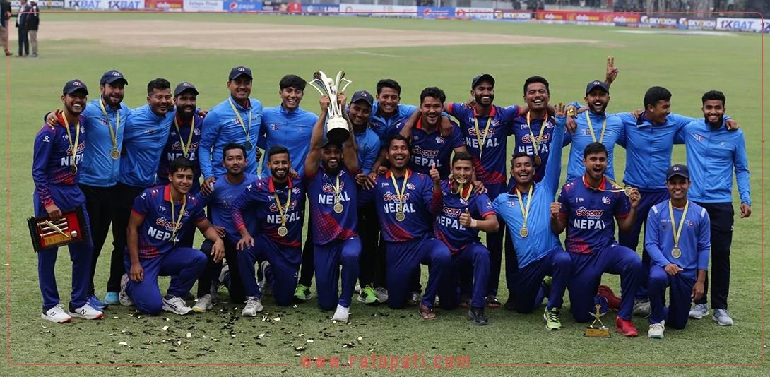 Government decides to give 6 Lakhs each to players of ACC Premier Cup-winning Nepali team