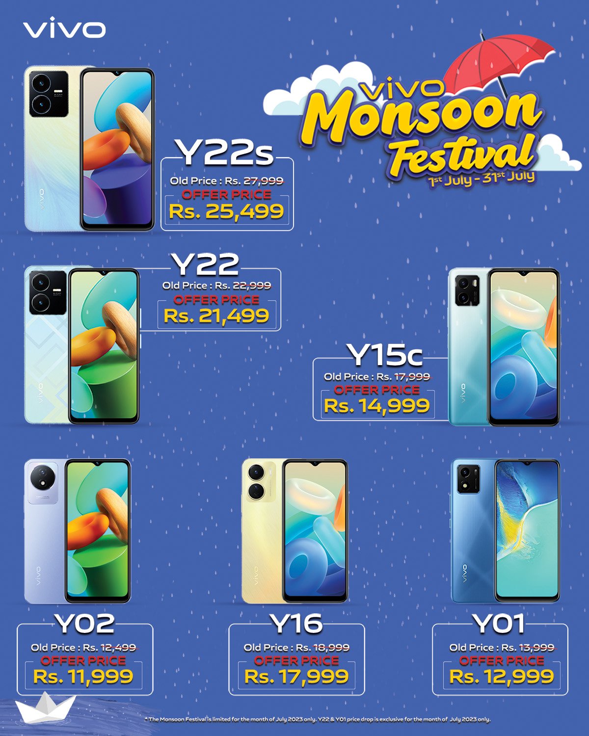 VIVO introduces ‘Monsoon Festival’ featuring discounts on Y Series smartphones