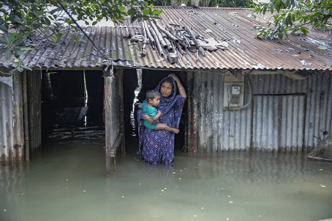 Nearly 2 million people stranded as second wave of devastating floods hits Bangladesh in less than a month