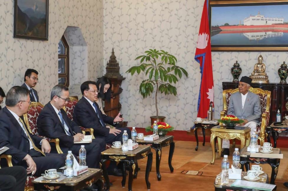 President Paudel and Chinese Communist Party leader hold courtesy meeting