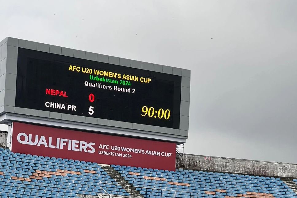 Nepal loses to China in U-20 Women's Asian Cup