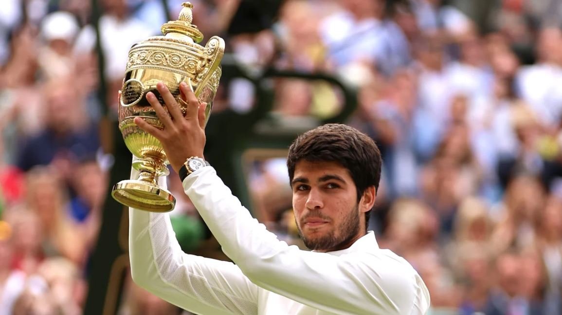 Carlos Alcaraz overcomes Novak Djokovic in five-set thriller to win first Wimbledon title