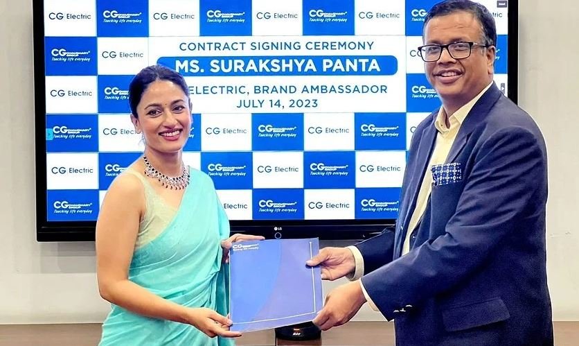 Actress Surakshya Panta appointed brand ambassador of CG Electric