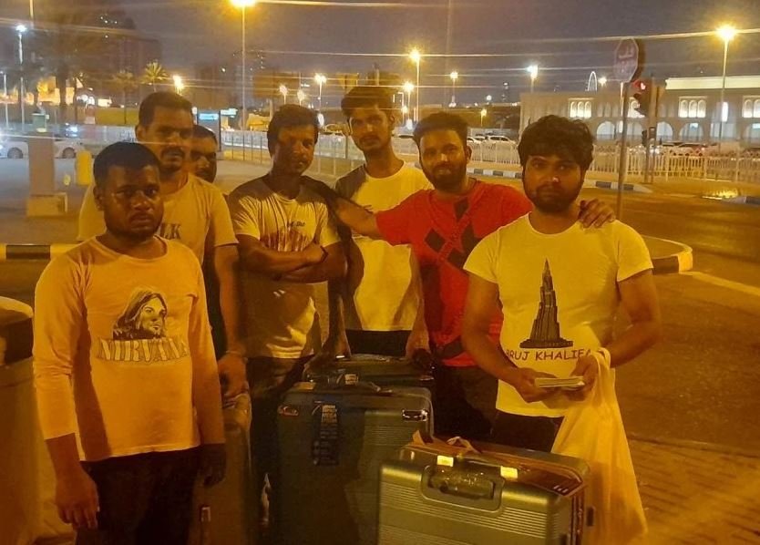 14 workers return to Nepal from being rescued in UAE