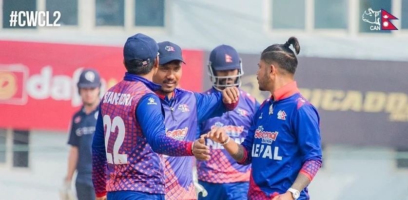 Nepal sets target of 291 runs to Zimbabwe