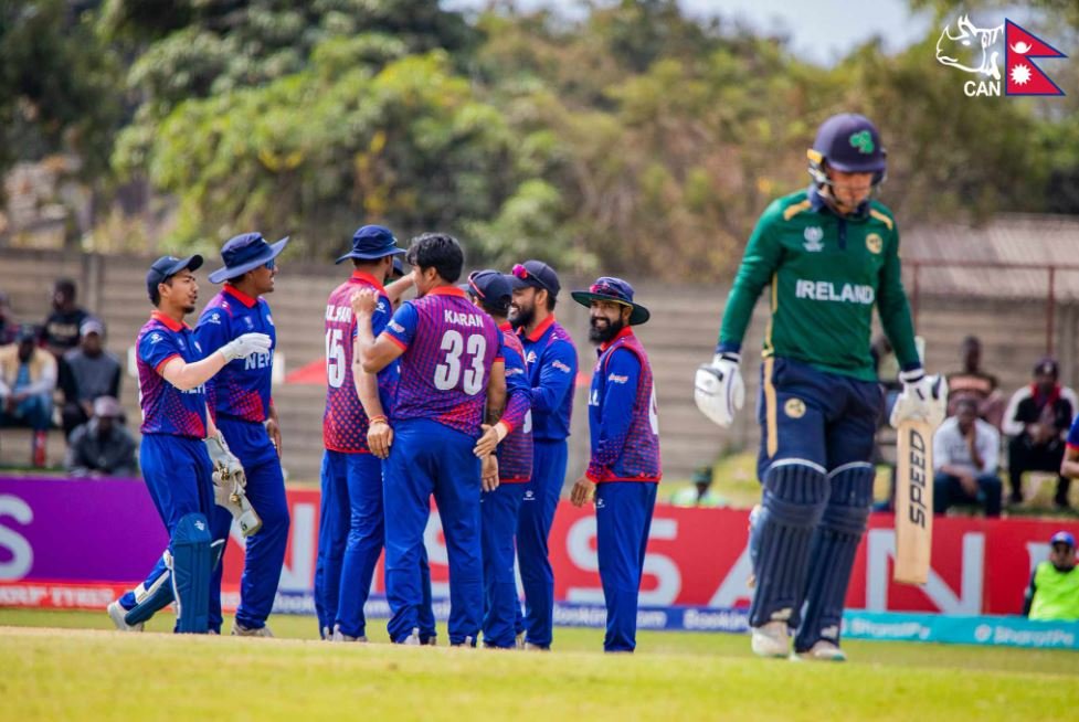 Nepal loses to Ireland in exciting match