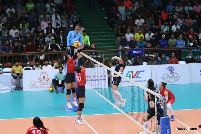 Nepal's second consecutive victory in CAVA Women's Volleyball