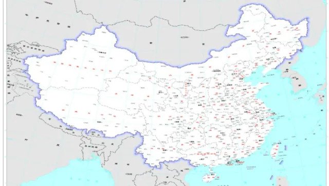 China new map