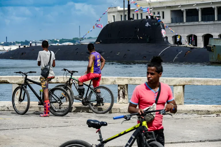 Why are Russian warships in Cuba?