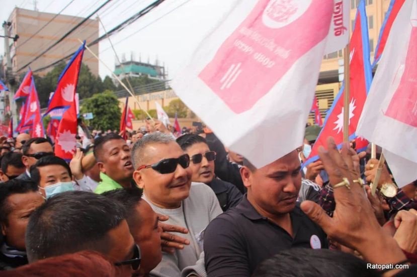 Power demonstration of Durga Prasai in Baneshwar: Warns micro-finances and banks