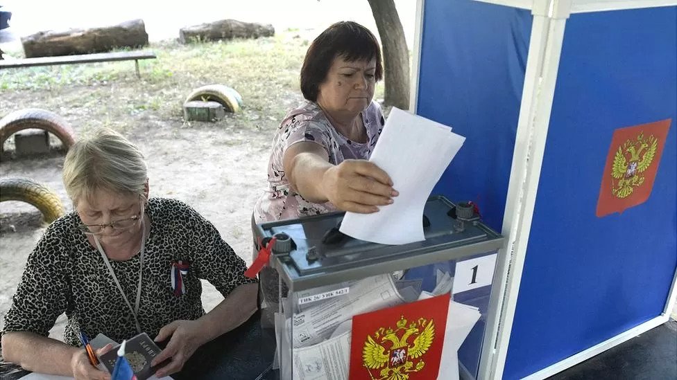 Ukraine condemns 'sham' elections in Russian-occupied regions