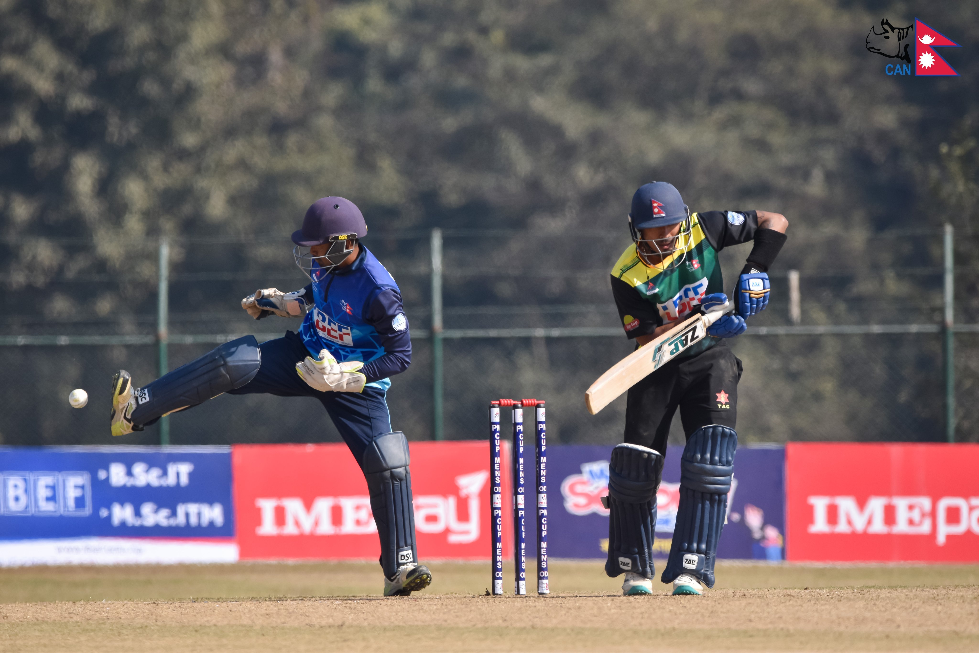 PM Cup Cricket: Tribhuvan Army sets a modest 98-run target for Bagmati Province (with photos)