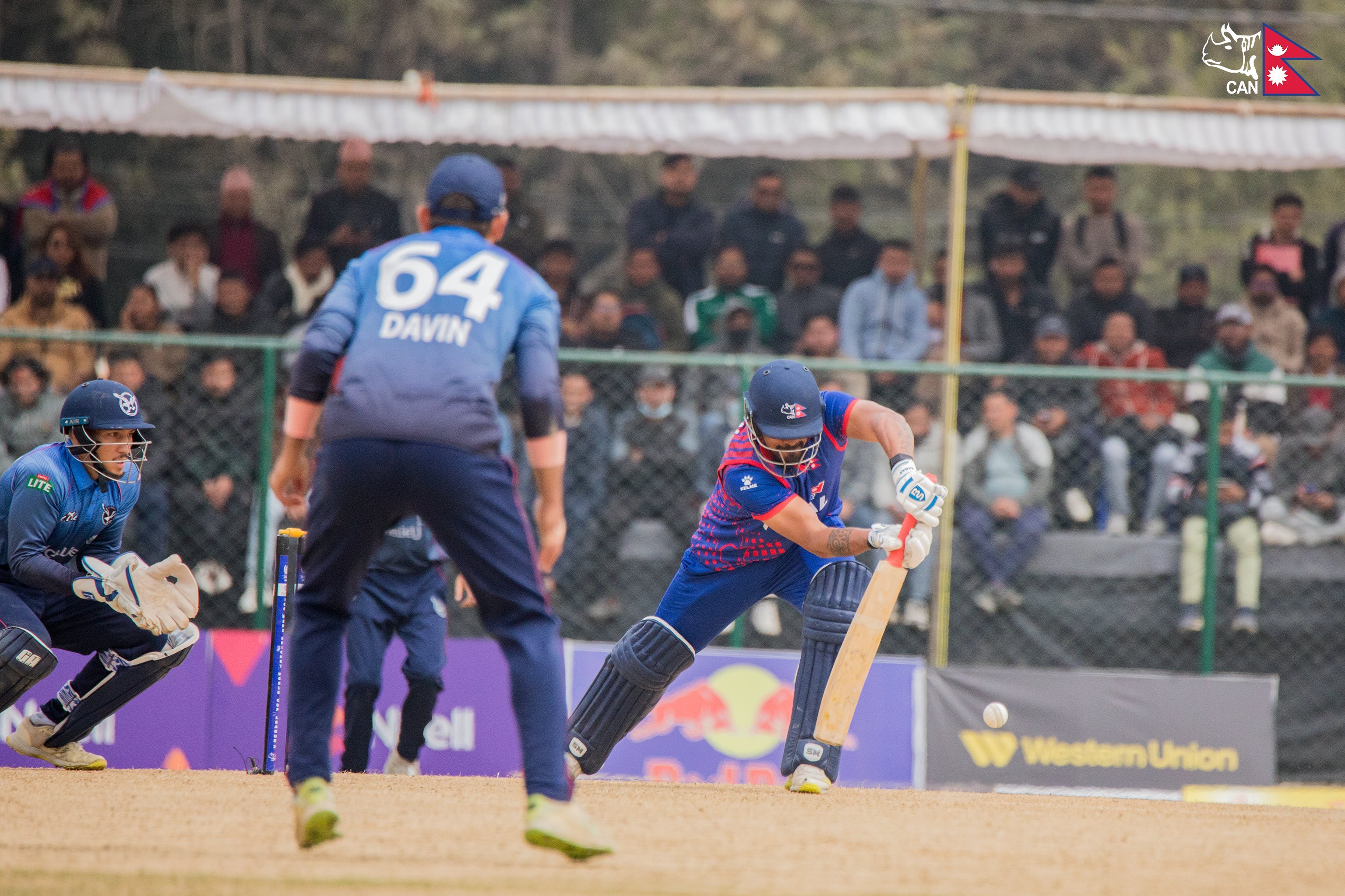 Nepal challenges Namibia with a modest target of 169 runs in ICC CWC League 2 showdown