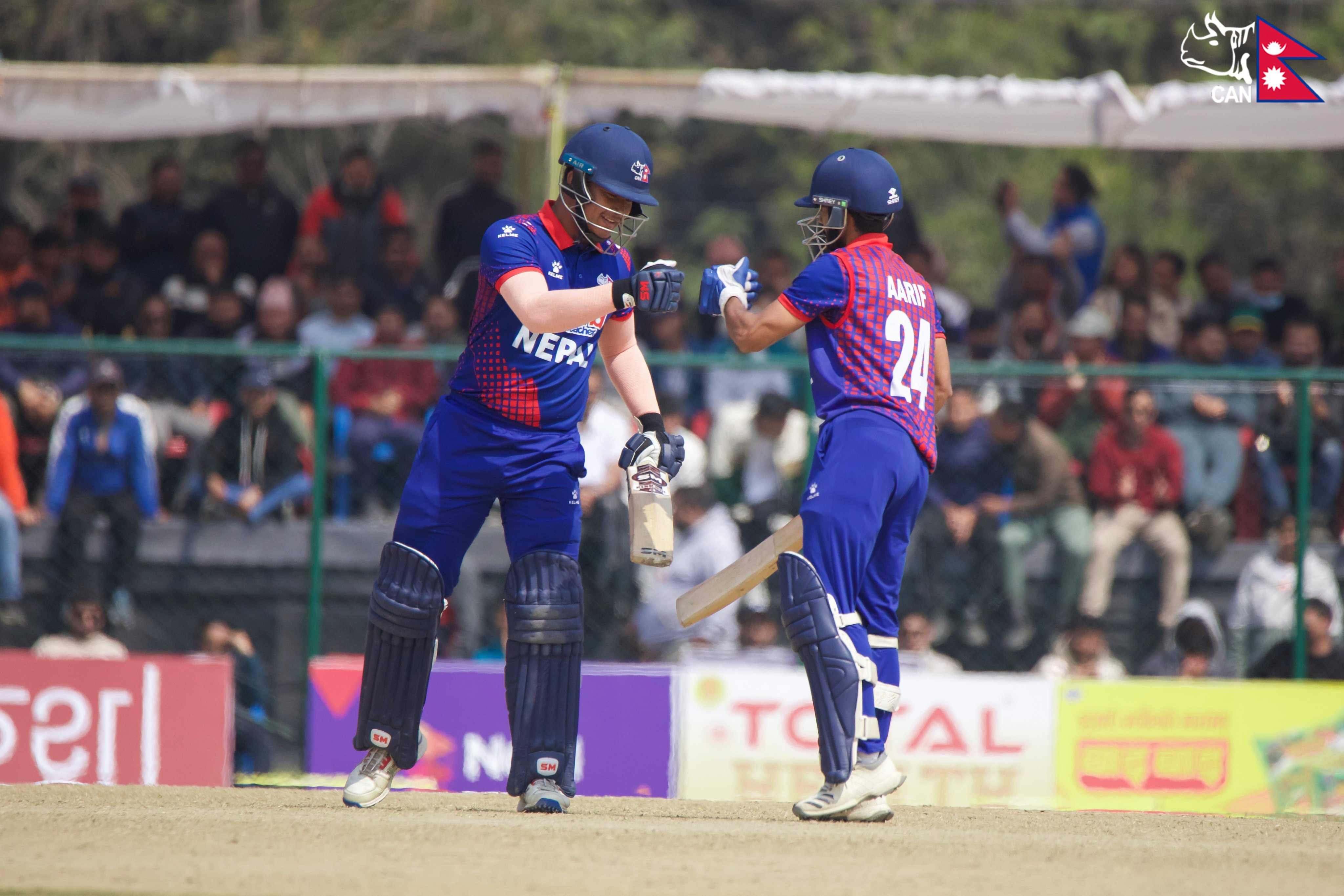 Nepal sets a competitive target of 181 runs for Namibia