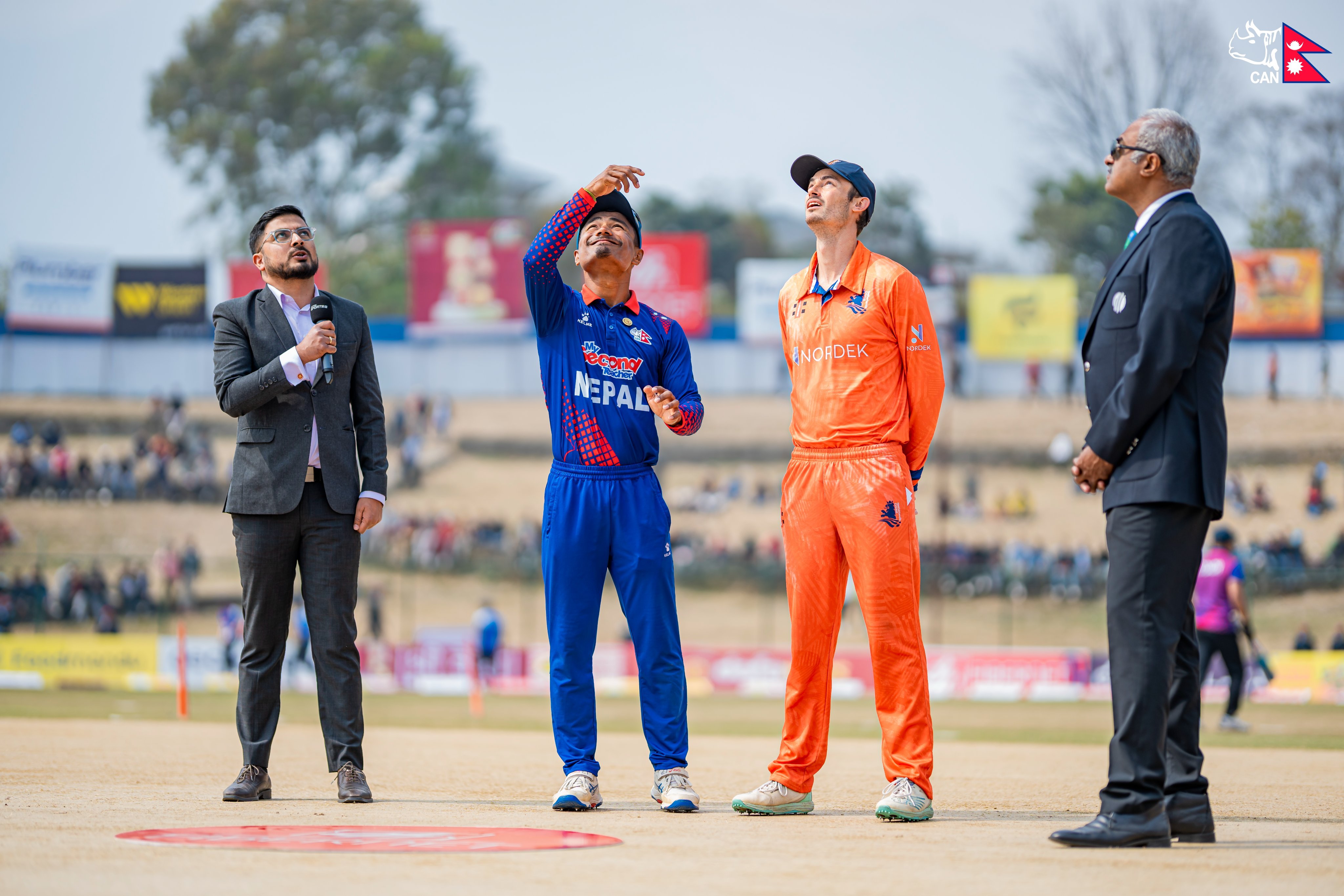 Nepal to bat first against Netherlands in T20I series