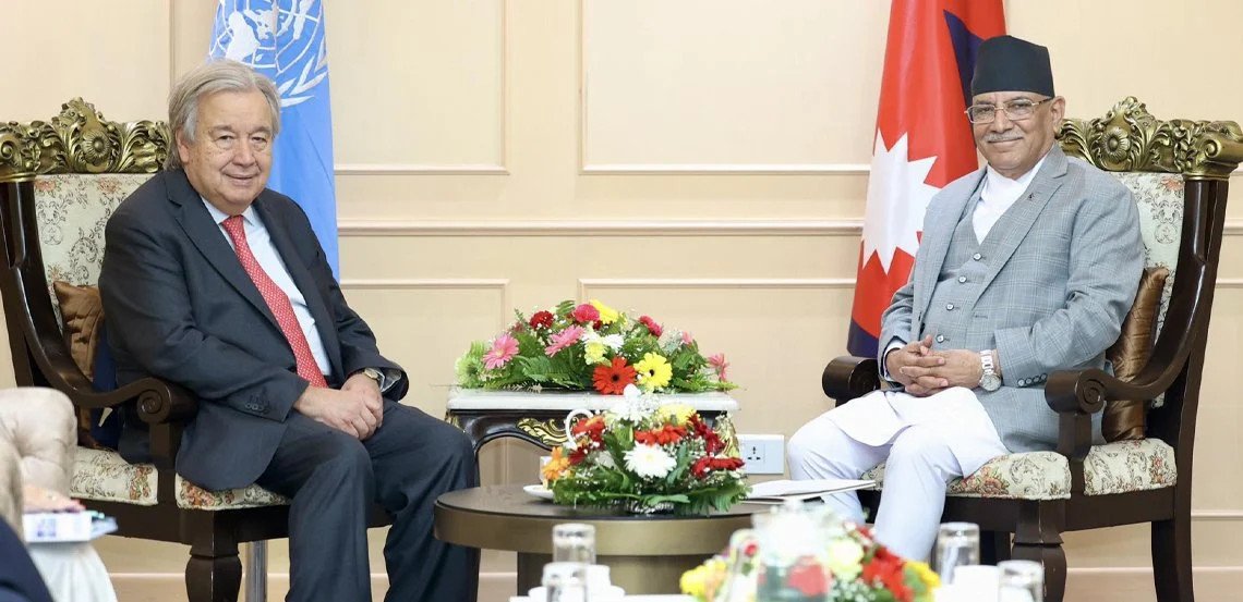 UN Secretary-General calls on PM Dahal