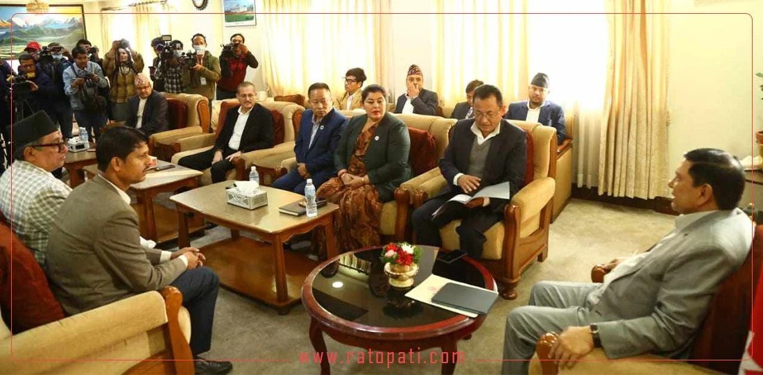 Provincial Home Ministers meet with DPM Shrestha