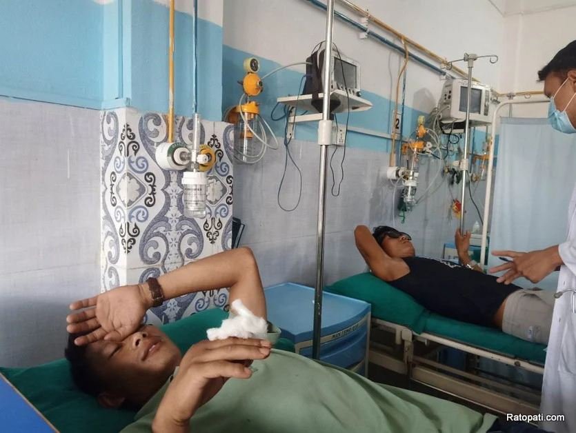Injured in Biratnagar protest