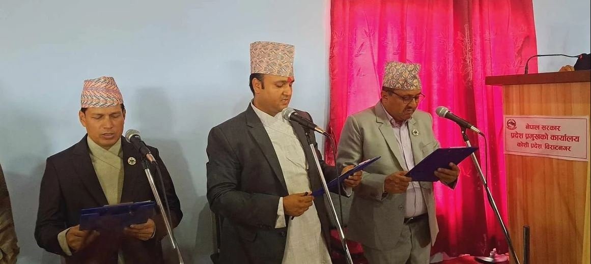 Koshi Province: Three new Ministers sworn in