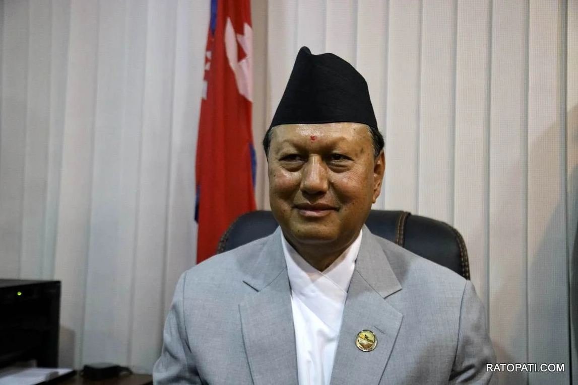 Health Minister Basnet returns home