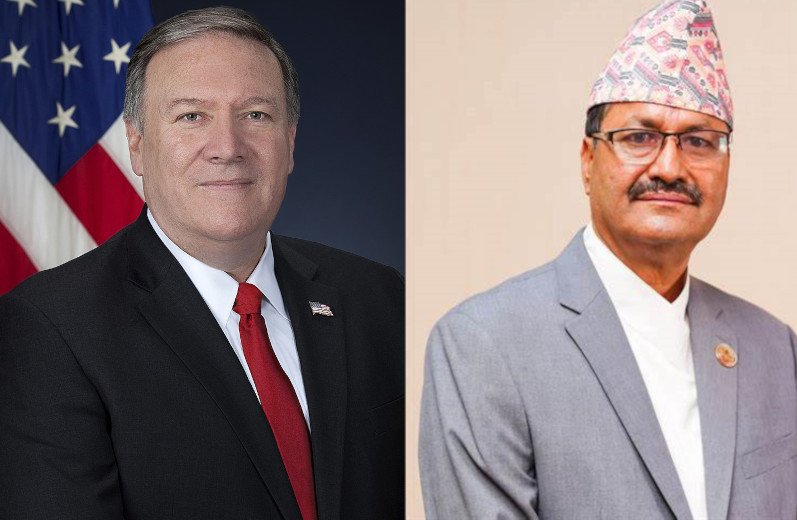 Foreign Minister Saud meets with former US Secretary of State Pompeo