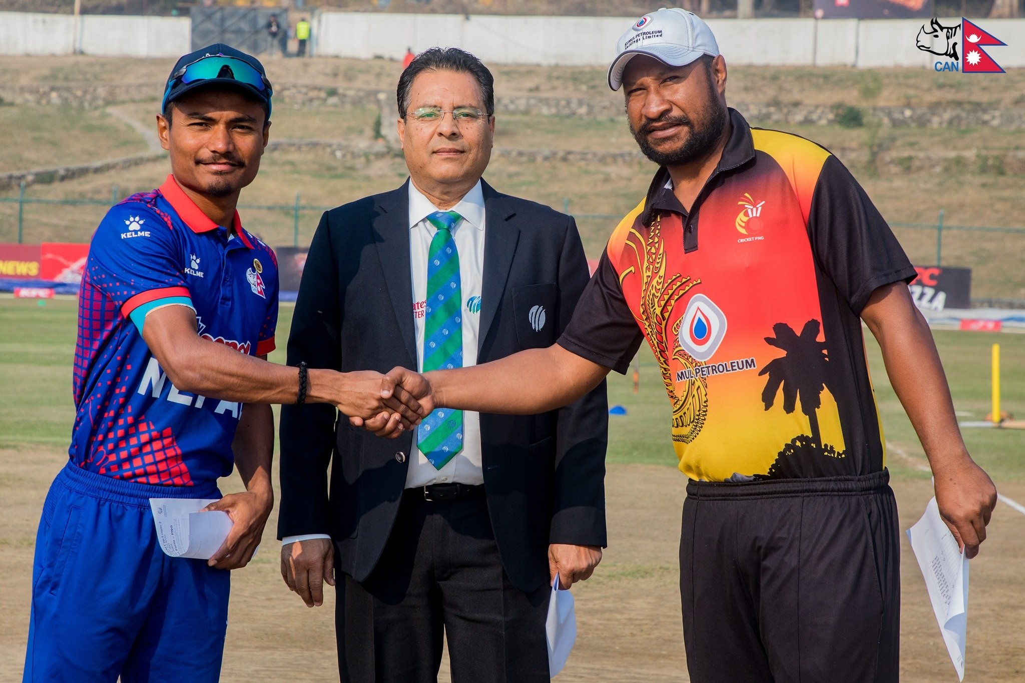 Nepal wins toss, chooses to bowl first against Papua New Guinea