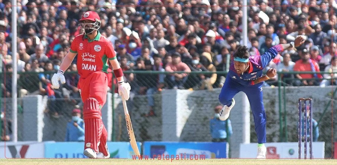 T-20 World Cup Asia Qualifier Final: Nepal loses to Oman in Super Over