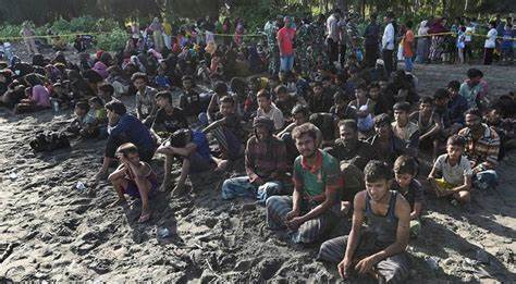 Nearly 200 Rohingya stranded on Indonesia beach