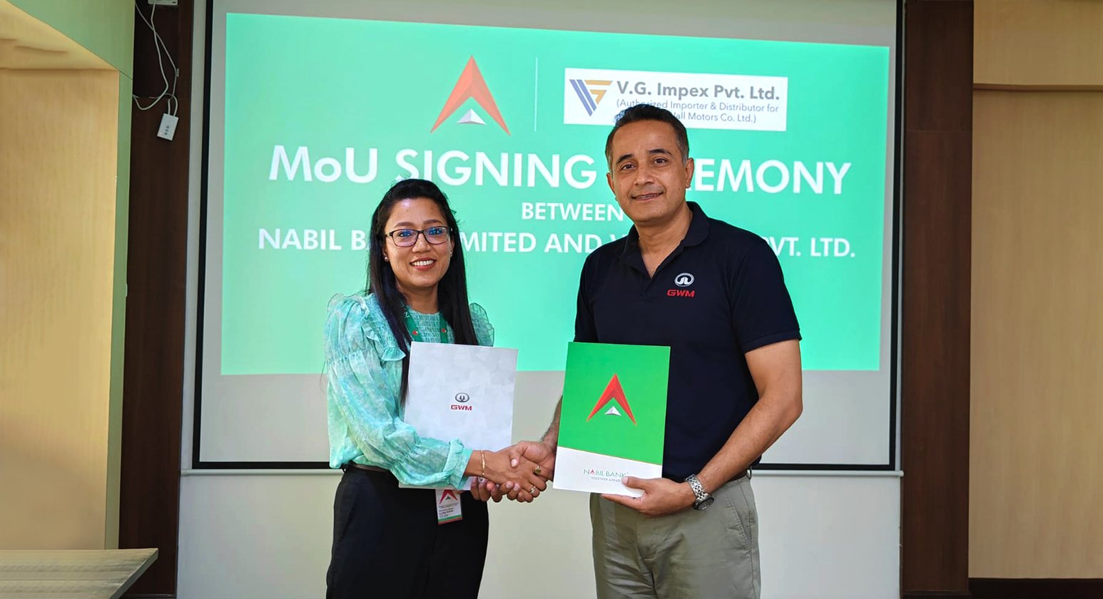 VG Impex collaborates with Nabil Bank for Financing GWM Vehicles in Nepal