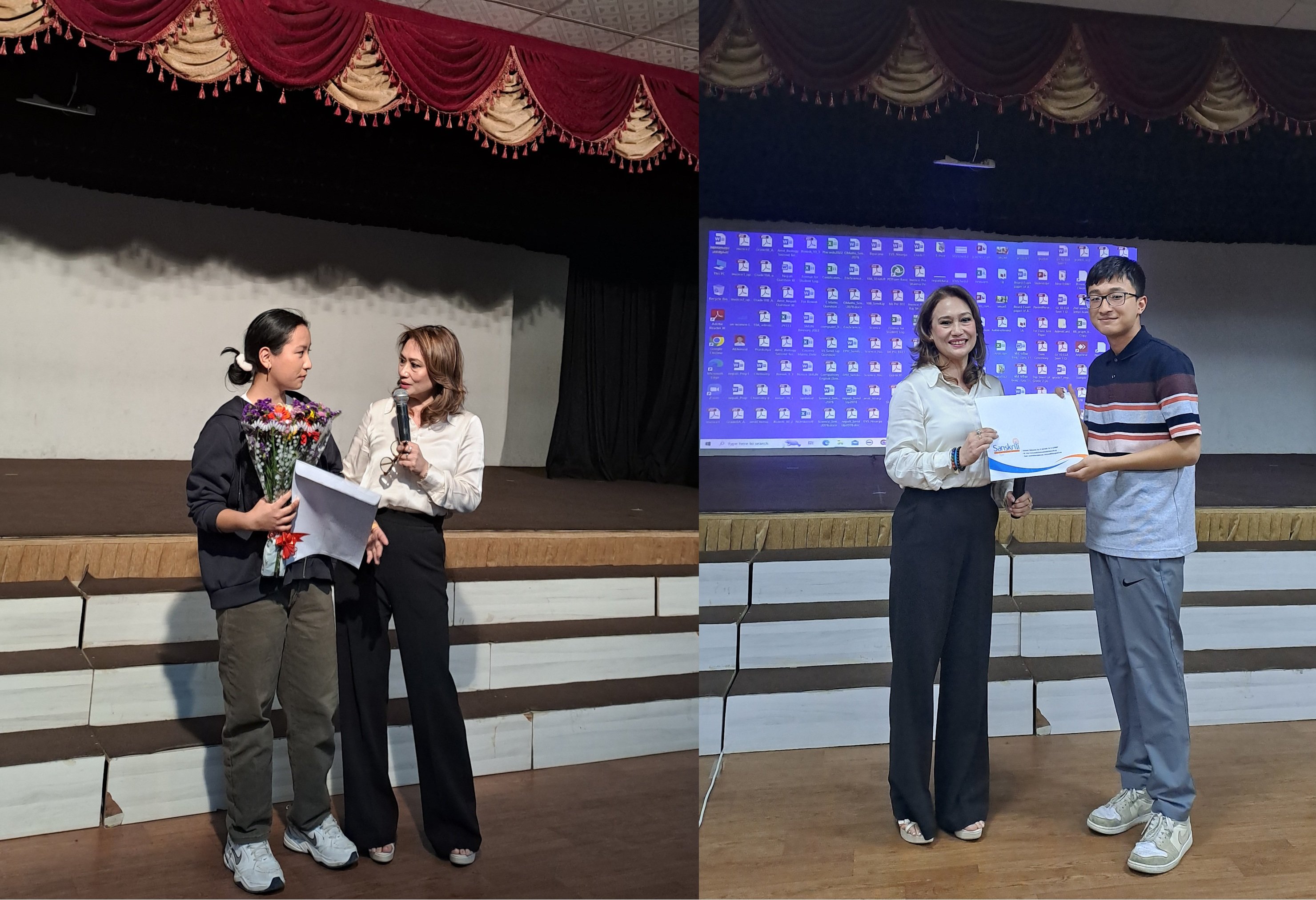 Two Students from Sanskriti International School win “No Ambition is Too much”