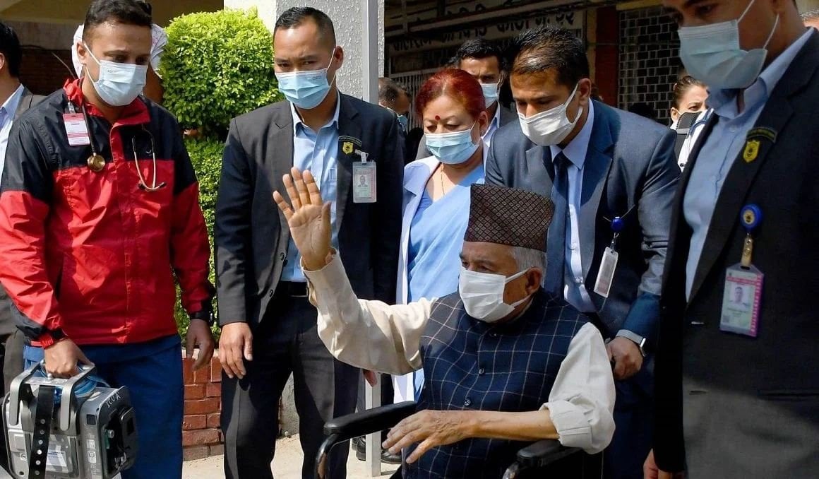 President Paudel announces to bear treatment costs in India himself