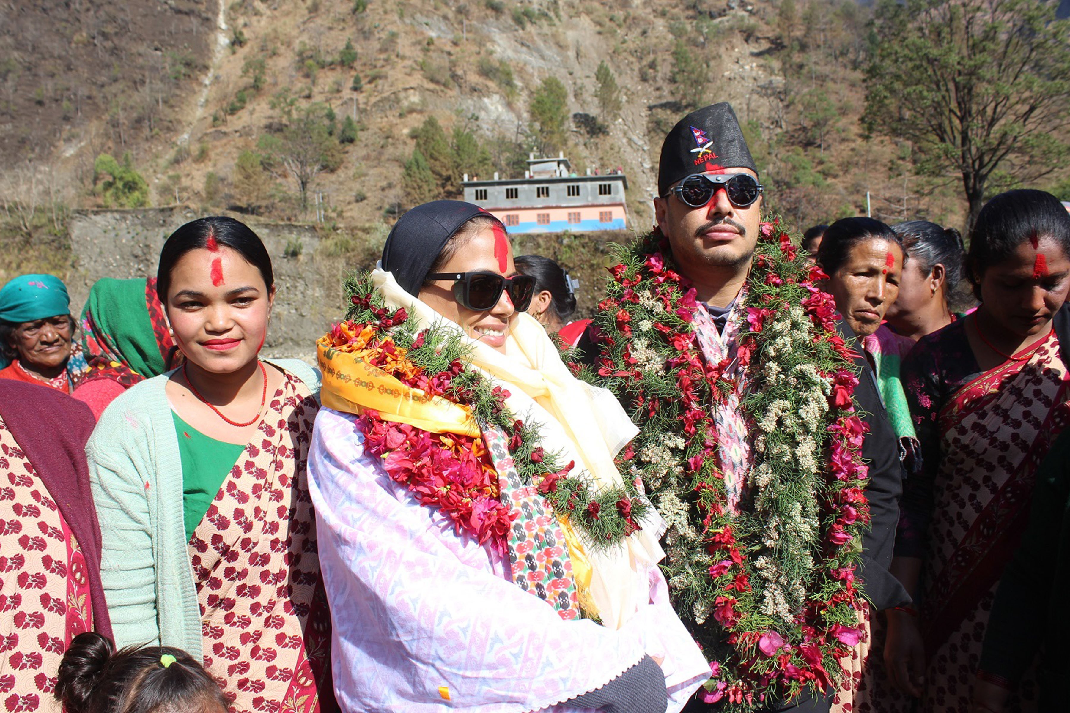 Qatari princess in Myagdi for expedition to Annapurna