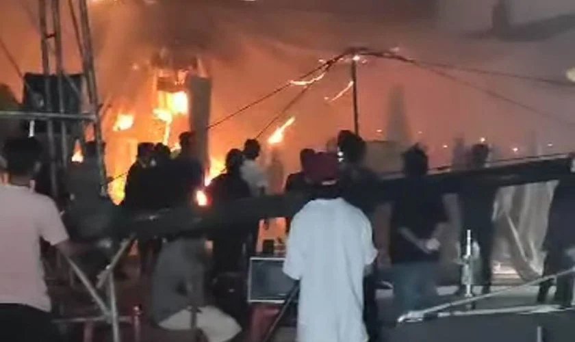Fire broke out on set during shooting of 