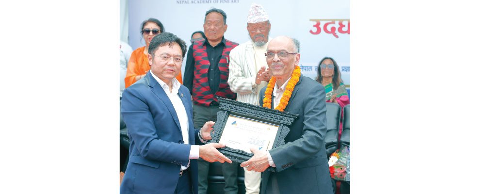 Chitrakar and Dong honoured with Araniko prize