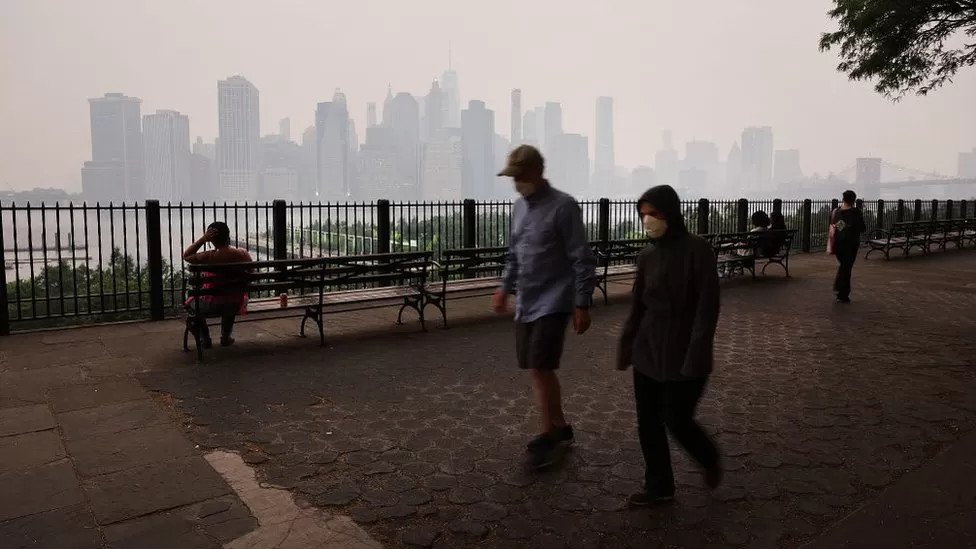 New York comes under air quality alert amid Canadian wildfires