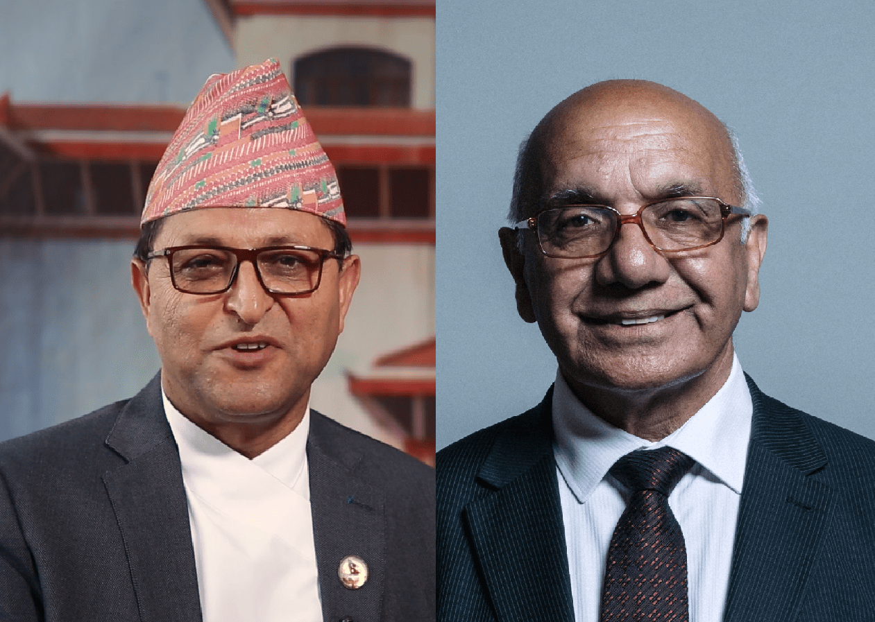 Visiting British MP Sharma meets with NA Chair Timilsina