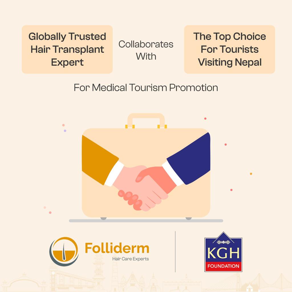 Hair Transplant Expert 'Folliderm' partners with KGH for Medical Tourism Promotion