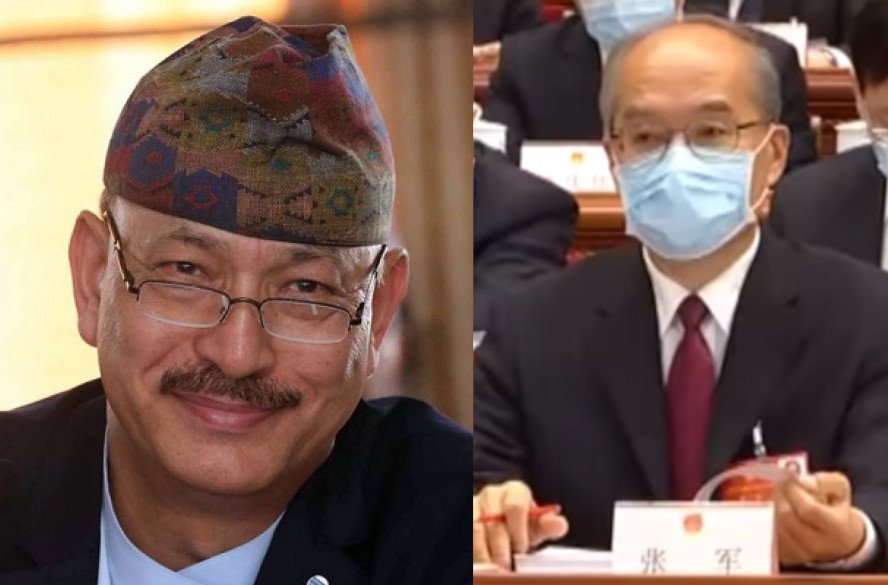 Chief Justice Shrestha and his Chinese counterpart meet