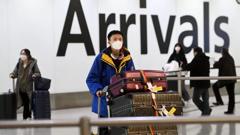 China Covid: EU officials 'strongly' urge testing for travel