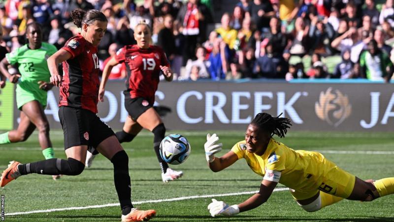 Sinclair denied World Cup history by penalty save